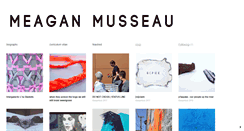 Desktop Screenshot of meaganmusseau.com